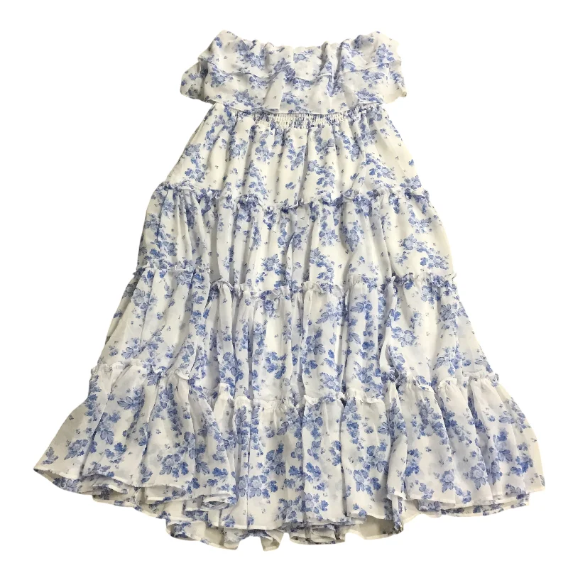 Dress Casual Maxi By 1.state In Blue & White, Size: M