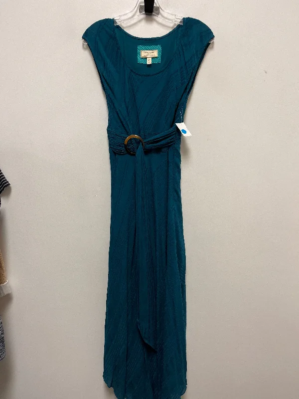 Dress Casual Maxi By Anthropologie In Green, Size: Xs