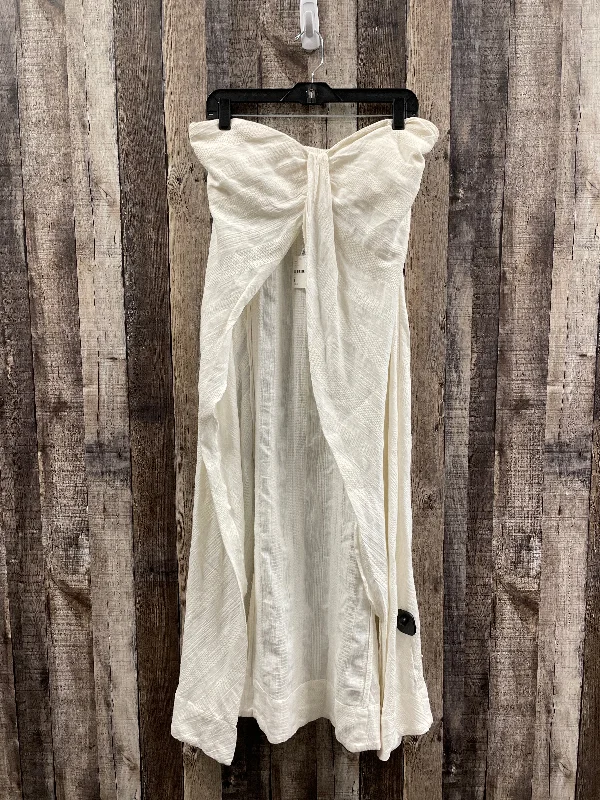 Dress Casual Maxi By Free People In White, Size: L