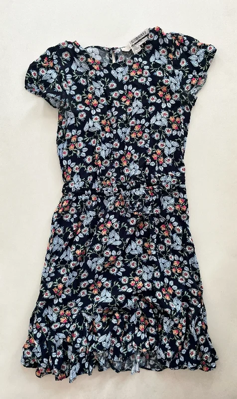 Dress Casual Midi By Loft In Floral, Size: Petite   Xs