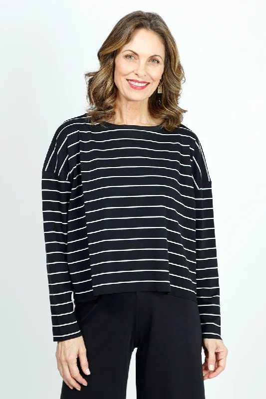 Planet Striped Mini Boxy Tee