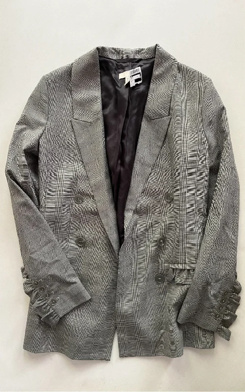 Blazer By H&m In Plaid, Size: S