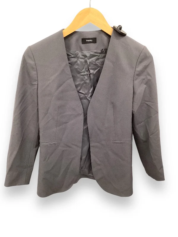 Blazer By Theory In Grey, Size: Xs