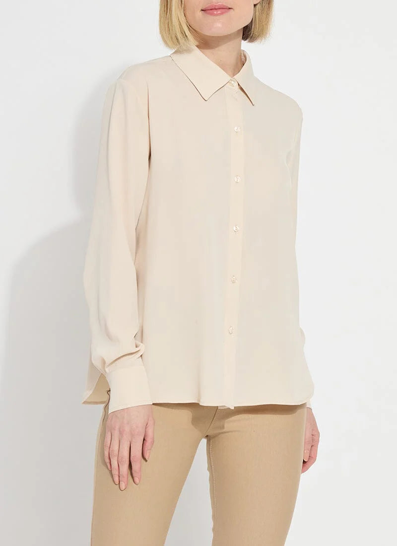 Parker Button Down - Almond