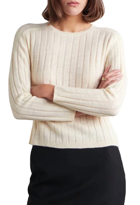 Alise Sweater In Ivory