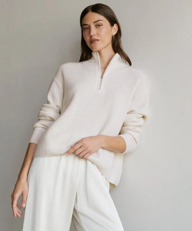 Cashmere Half Zip