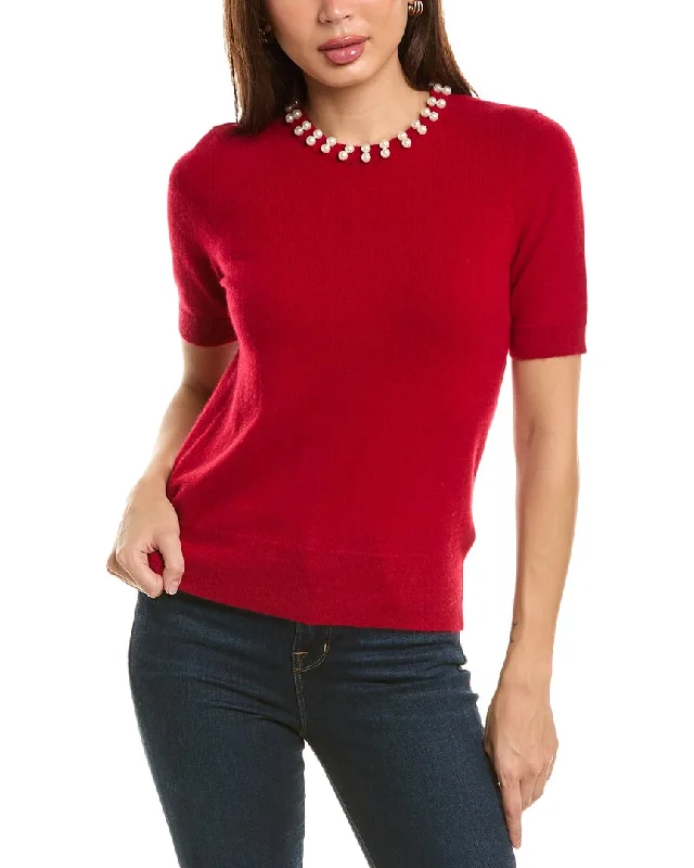 philosophy Pearl Bead Cashmere Sweater