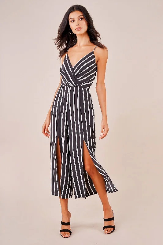 Reeves Striped Wide Leg Jumpsuit