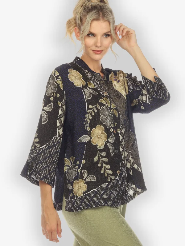 Japanese Kimono Silk Blouse