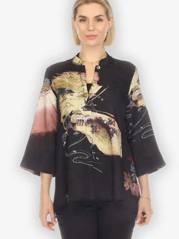 Butterfly Landscape Placement Blouse