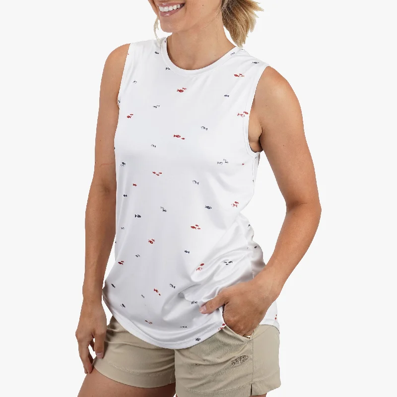 Women's Sandbar UVX Sun Protection Tank | White