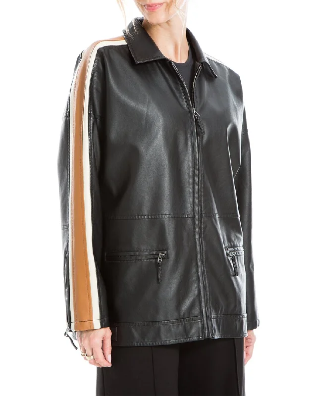 Max Studio Leatherette Jacket